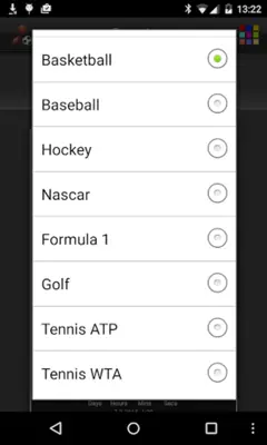 Sports android App screenshot 3